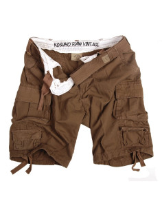 Pantaloncino cargo stone washed con cintura colori vari Kosumo