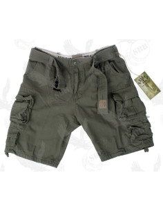 Pantaloncino cargo stone washed con cintura colori vari Kosumo