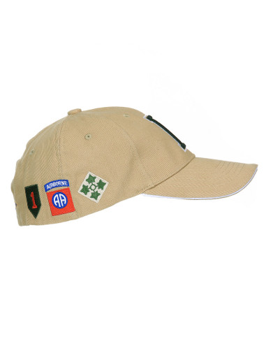 Cappello da Baseball D-Day Sbarco in Normandia WWII con stemmi Fostex Garments