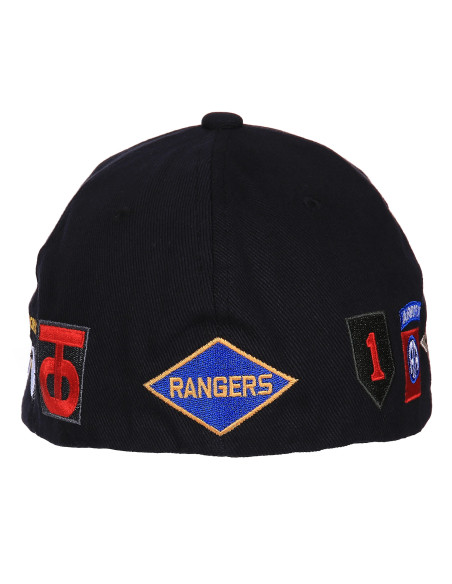 Cappello da Baseball D-Day Sbarco in Normandia WWII con stemmi Fostex Garments Cappello da Baseball D-Day Sbarco in Normandia WWII con stemmi Fostex Garments