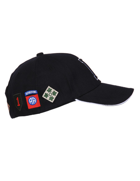 Cappello da Baseball D-Day Sbarco in Normandia WWII con stemmi Fostex Garments Cappello da Baseball D-Day Sbarco in Normandia WWII con stemmi Fostex Garments