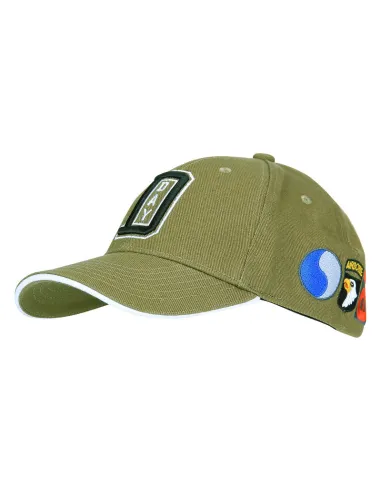 Cappello da Baseball D-Day Sbarco in Normandia WWII con stemmi Fostex Garments