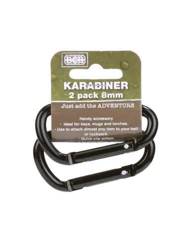 Moschettone BCB 8mm (2 pezzi) CL114 BCB