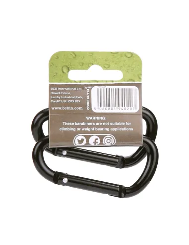Moschettone BCB 8mm (2 pezzi) CL114 BCB
