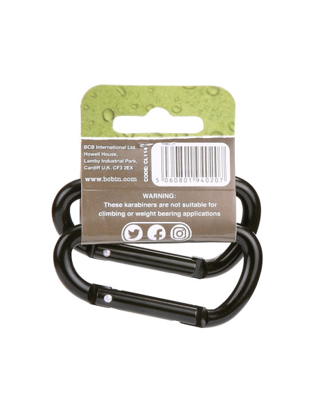Moschettone BCB 8mm (2 pezzi) CL114 BCB