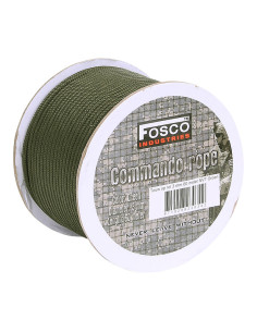 Rullo Corda utility militare 60 metri in Nylon spessore 3 mm Fosco Industries