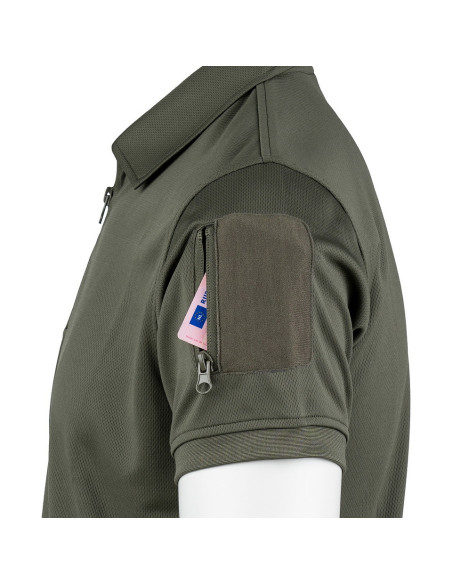 Polo tattica con Zip ad asciugatura rapida Quick Dry 101 INC
