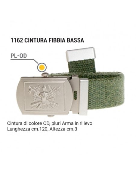 Cintura militare altezza 3 cm SBB Brancaleoni