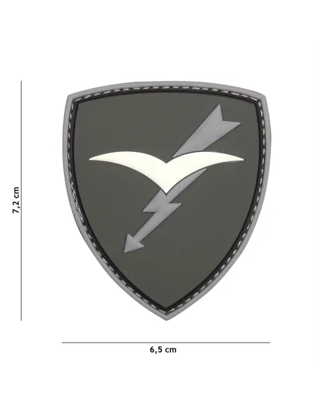 1 - Toppa 3D PVC Paracadutisti Brigata Folgore Grigio