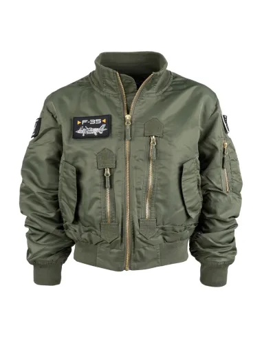 1 - Giacca Bomber leggero tattico F-35 Bambino