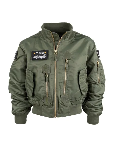 1 - Giacca Bomber leggero tattico F-35 Bambino