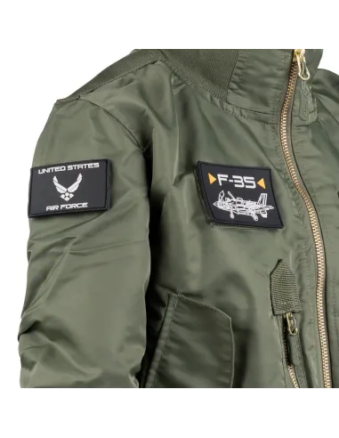 5 - Giacca Bomber leggero tattico F-35 Bambino