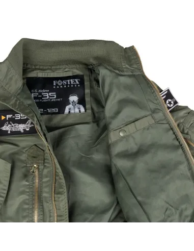 Giacca Bomber leggero tattico F-35 Bambino