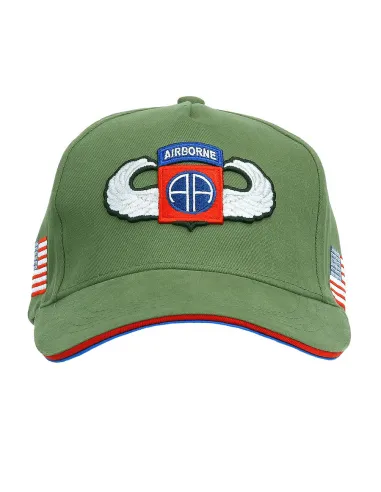 2 - Cappello da baseball 82nd Airborne WWII 3D