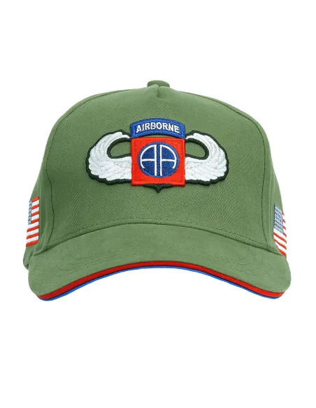 2 - Cappello da baseball 82nd Airborne WWII 3D