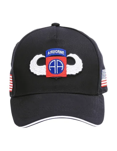 8 - Cappello da baseball 82nd Airborne WWII 3D