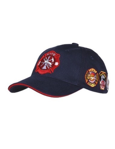 Cappello da Baseball NYFD con stemmi Fostex Garments