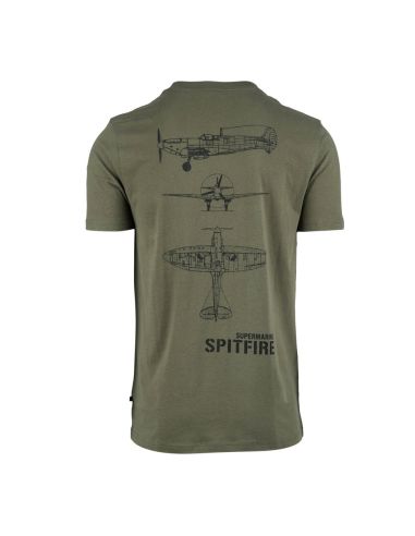1 - Maglietta T-Shirt con stemma Spitfire