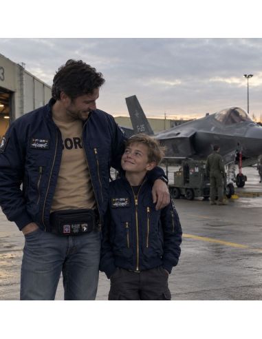 Giacca Bomber leggero tattico F-35 Bambino