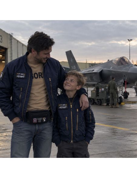 Giacca Bomber leggero tattico F-35 Bambino