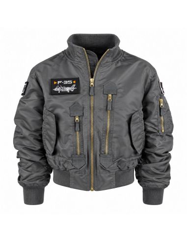 Giacca Bomber leggero tattico F-35 Bambino