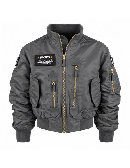 Giacca Bomber leggero tattico F-35 Bambino