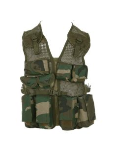 Gilet tattico militare mimetico da bambino