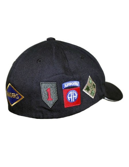 Cappello da Baseball D-Day Sbarco in Normandia WWII con stemmi Fostex Garments Cappello da Baseball D-Day Sbarco in Normandia WWII con stemmi Fostex Garments