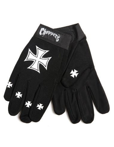 Guanti motociclista mod. Choppers Croce Maltese